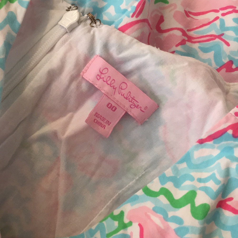 Lilly Pulitzer Rare Lobstah roll Shift dress READ - Picture 3 of 3